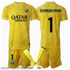 Paris Saint-Germain Gianluigi Donnarumma #1 Maalivahti Kolmaspaita Lapsille 2024-25 Lyhythihainen (+ shortsit)